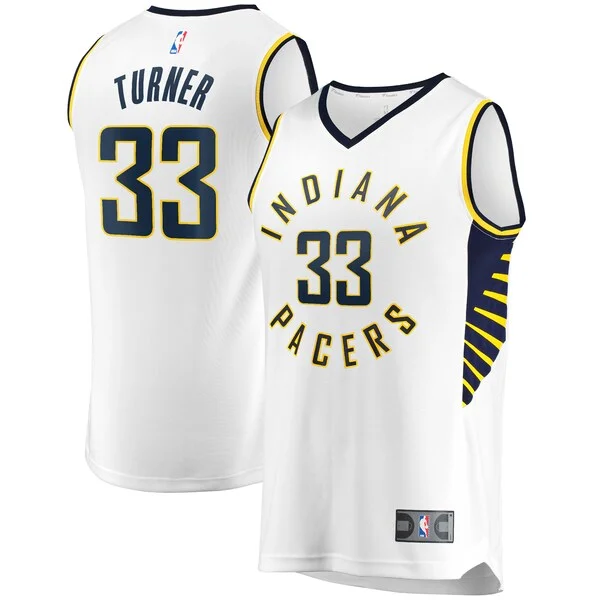 Myles Turner IND Replica Jersey - superior NBA - White training