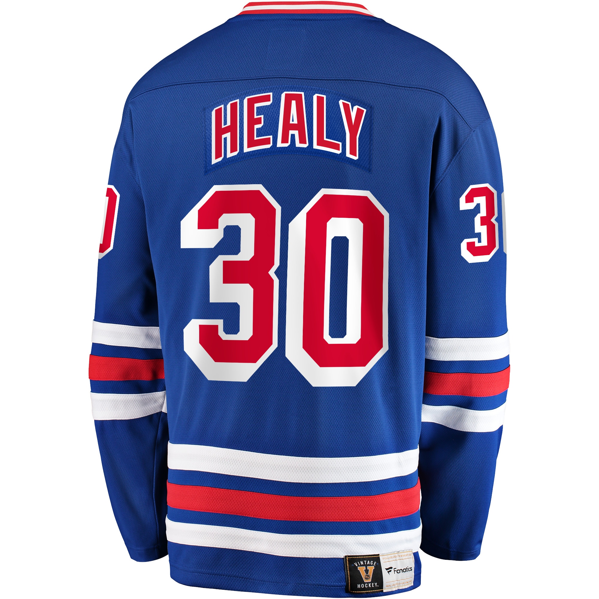 [LK] Glenn Healy New York Rangers Premier Breakaway Retired Player Jersey - Blue