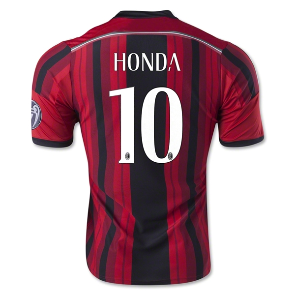 High Quality Comfort Fit AC Milan 1415 HONDA 10 Home Shirt