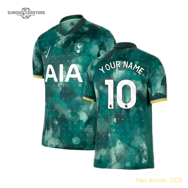 Excellent 2024-2025 Spurs Hotspur Third Shirt (your Name)