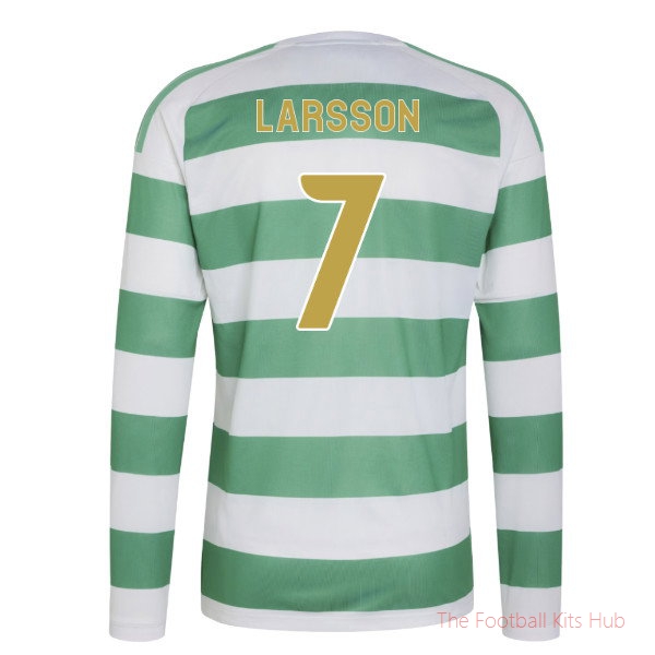 Celtic Long Sleeve Home Shirt Season Kit 2026-2027 Larsson #7