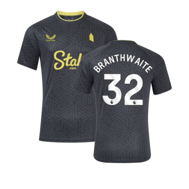 Authentic Design Everton Everton Away Shirt Branthwaite #32 2024-2...