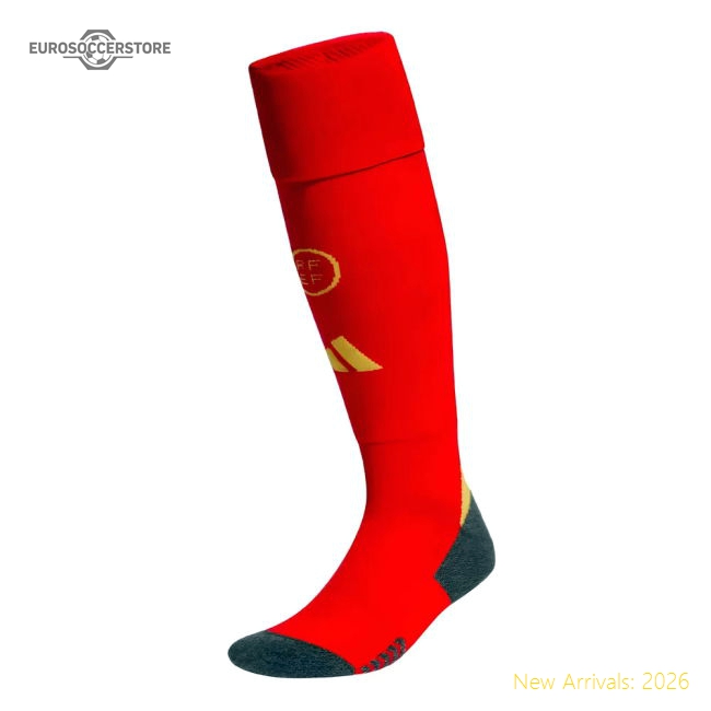 2024-2025 Spain Home Socks (Scarlet)