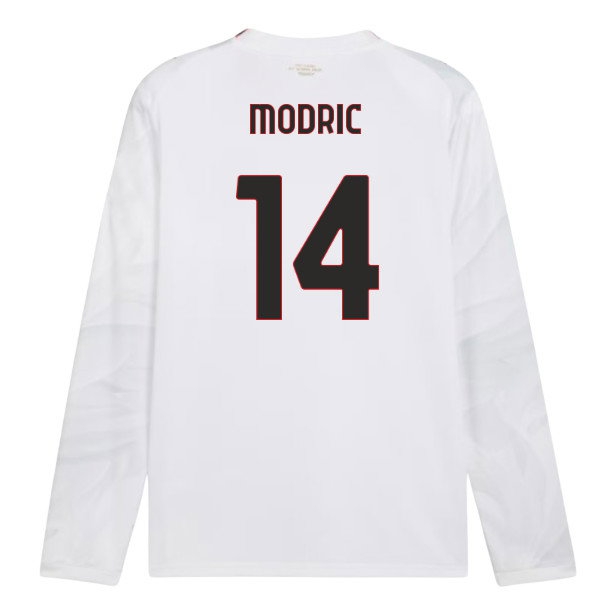 [JED] 2026 2027 AC Milan Long Sleeve Shirt Away Uniform (Modric 14)