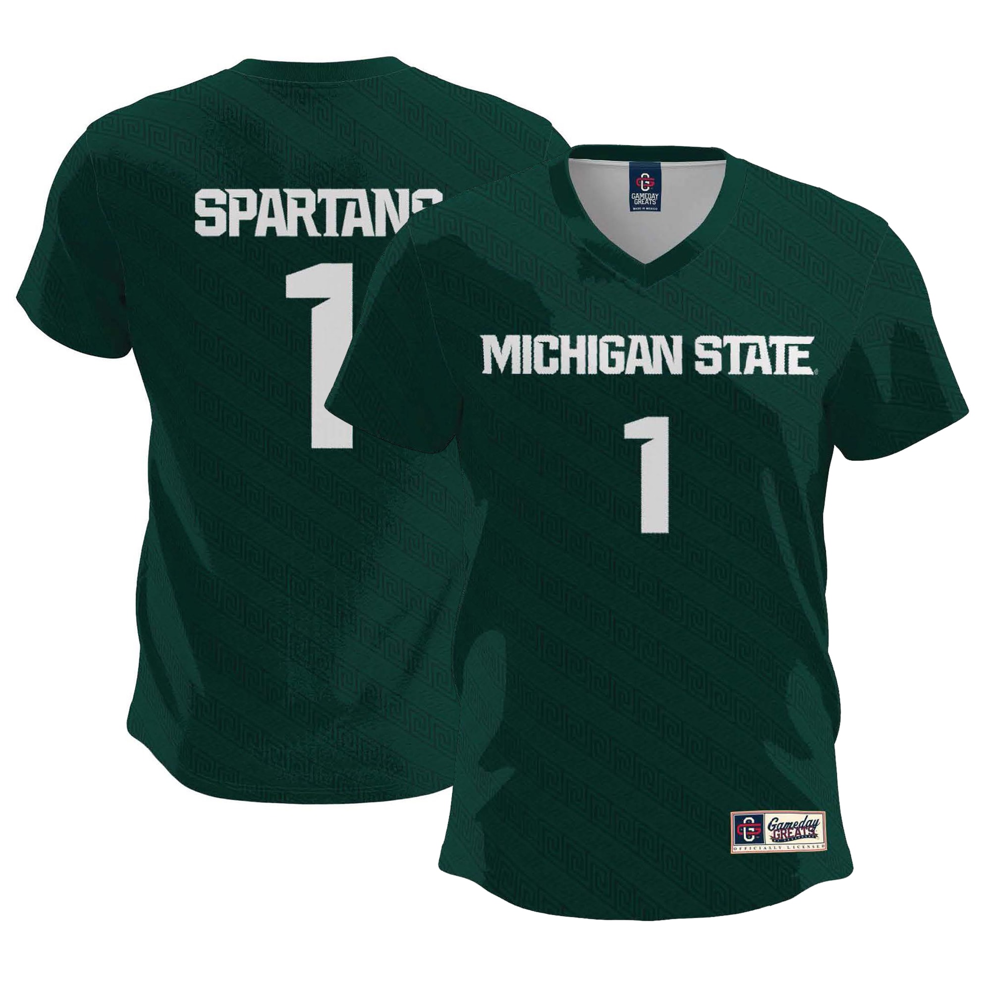 [SJH] Michigan State Spartans GameDay Greats Women's Lightweight Soccer Team Jersey - Green