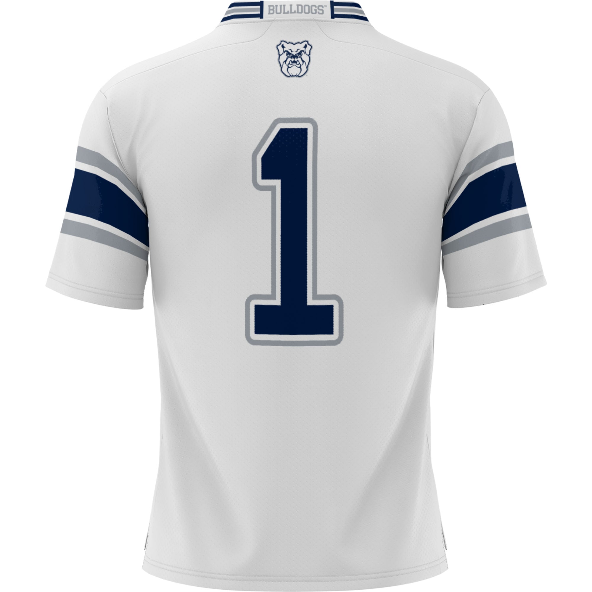 Butler Bulldogs #1 Football Jersey - White | Stadium Series 26/27 Season