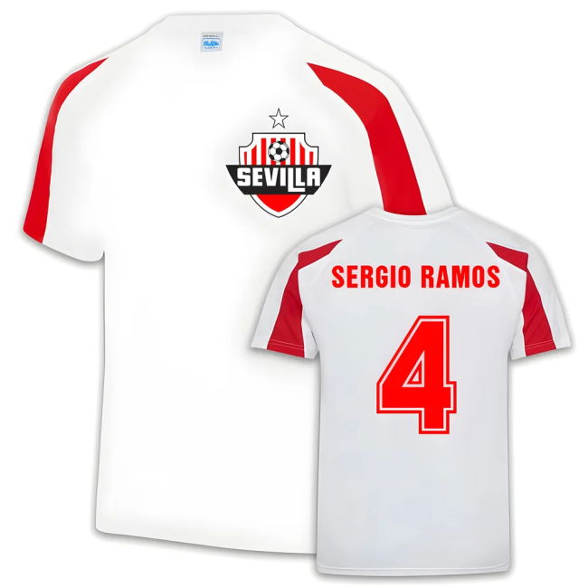 Sevilla Sports Training Jersey (Sergio R - Authentic - Team- Tech