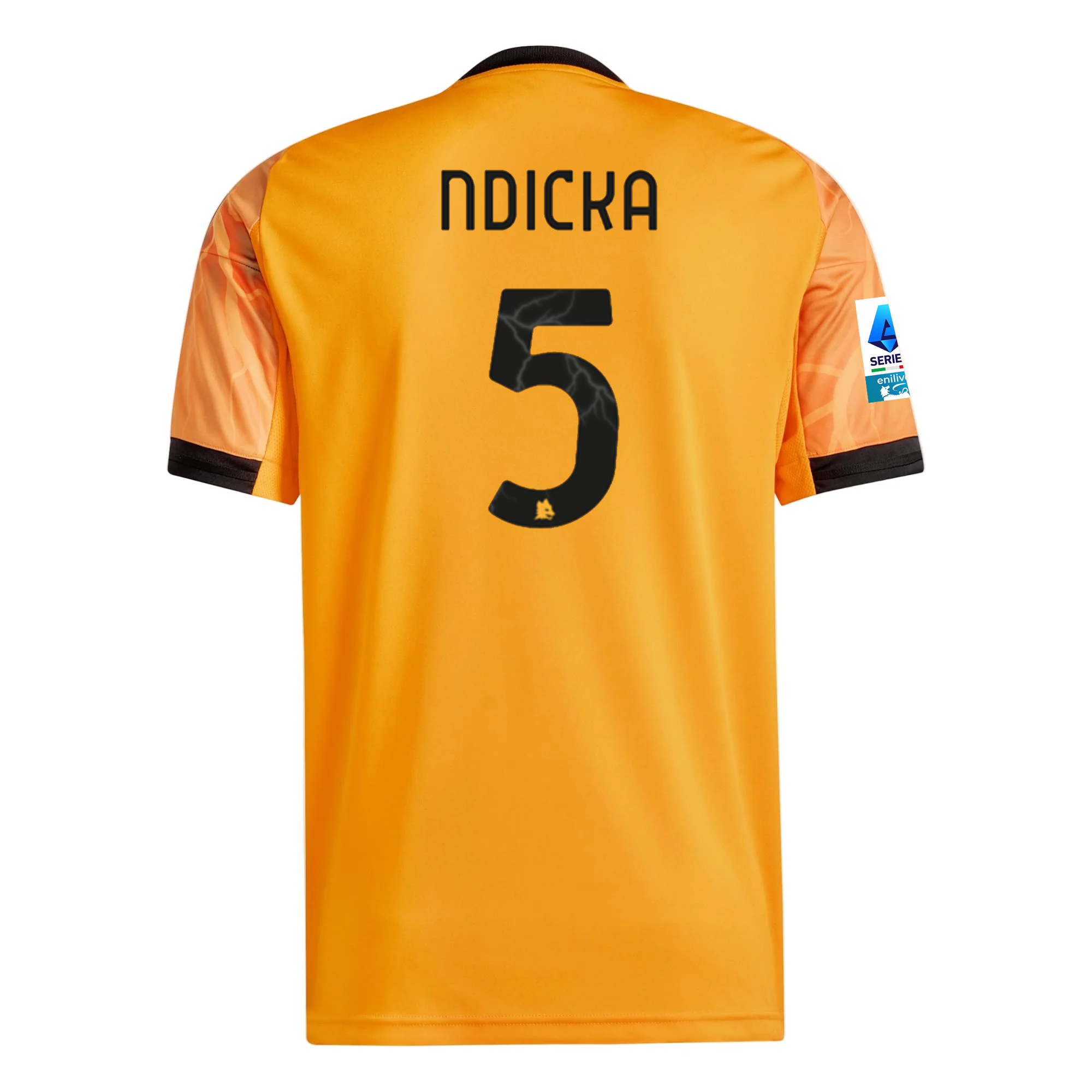 AS Roma Ndicka 2025-2026 Ser Away Jersey – Authentic Shirt