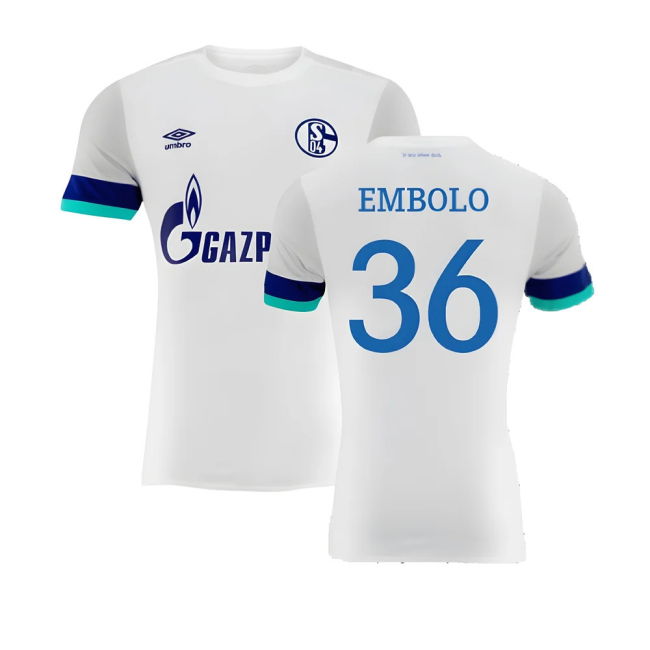 Schalke 2019-20 Away Shirt ((Mint) L) (EMBOLO 36) | Value for Money