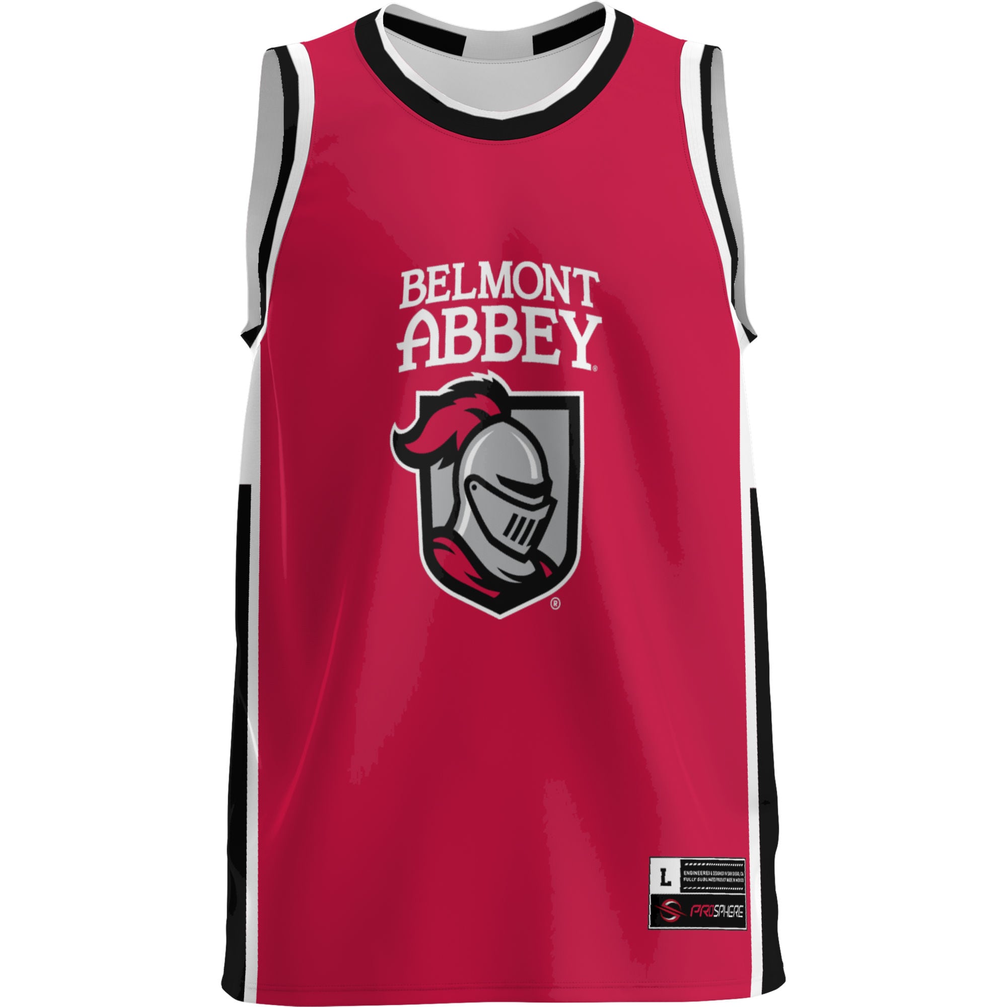 [DDG] Belmont Abbey Crusaders GameDay Greats Lightweight Basketball Jersey - Scarlet