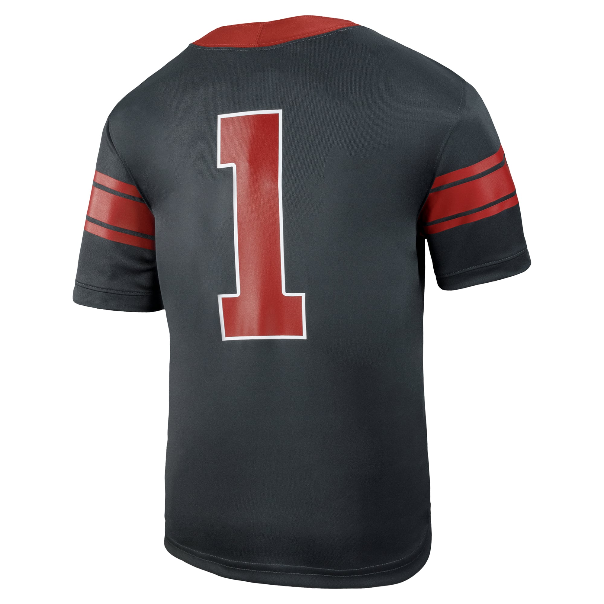 Youth Jordan Brand #1 Anthracite Oklahoma Sooners Alternate Football Game Jersey