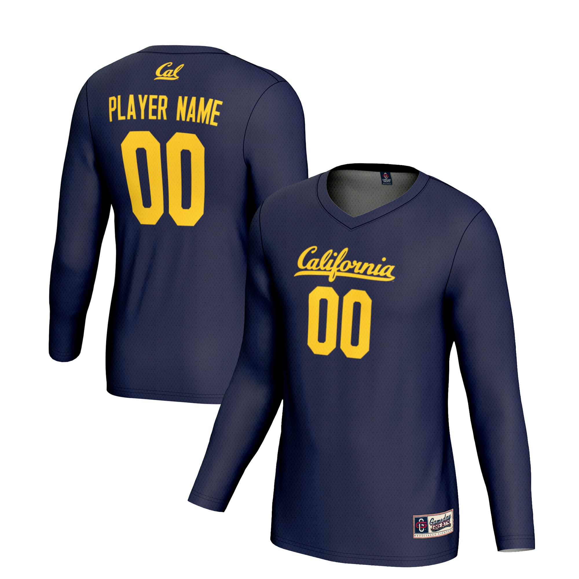Cal Bears GameDay Greats Youth NIL Pick-A-Player Lightweight Women's Volleyball Jersey - Navy