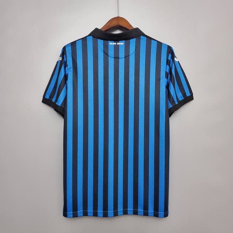 20-21 Atalanta-BC Home Blue Soccer Shirt Jersey - Official Replica