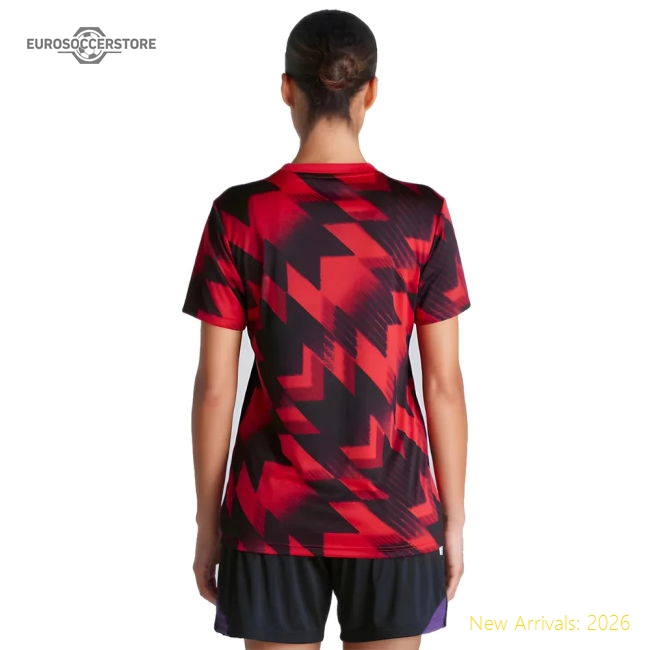 Man Utd Comfortable Womens Jersey Performance Fabric Smooth
