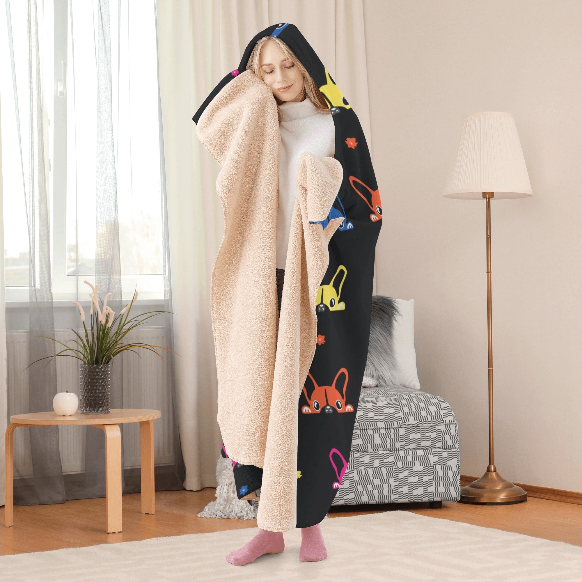 Trendy Stylish Ozzy - Premium Hooded Blanket For Dog Lovers