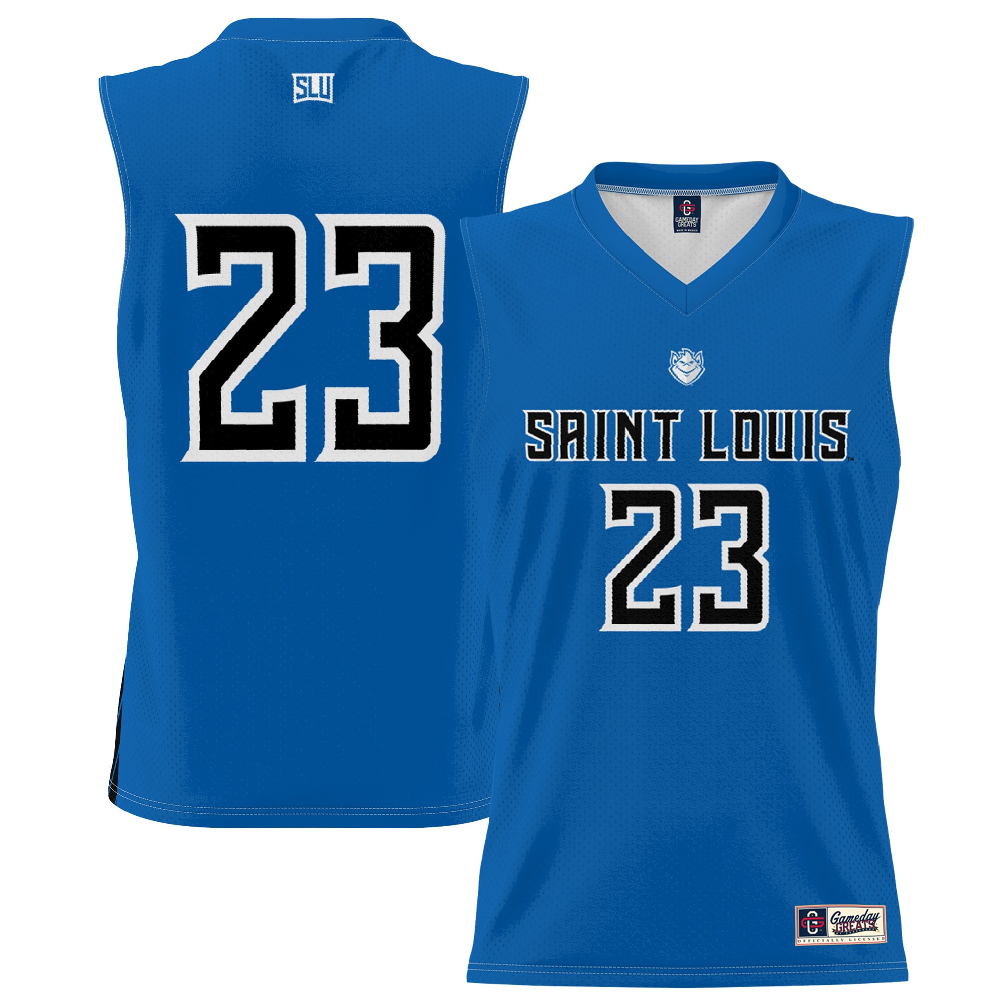 [NJP] Saint Louis Billikens GameDay Greats Youth Lightweight Basketball Jersey - Blue