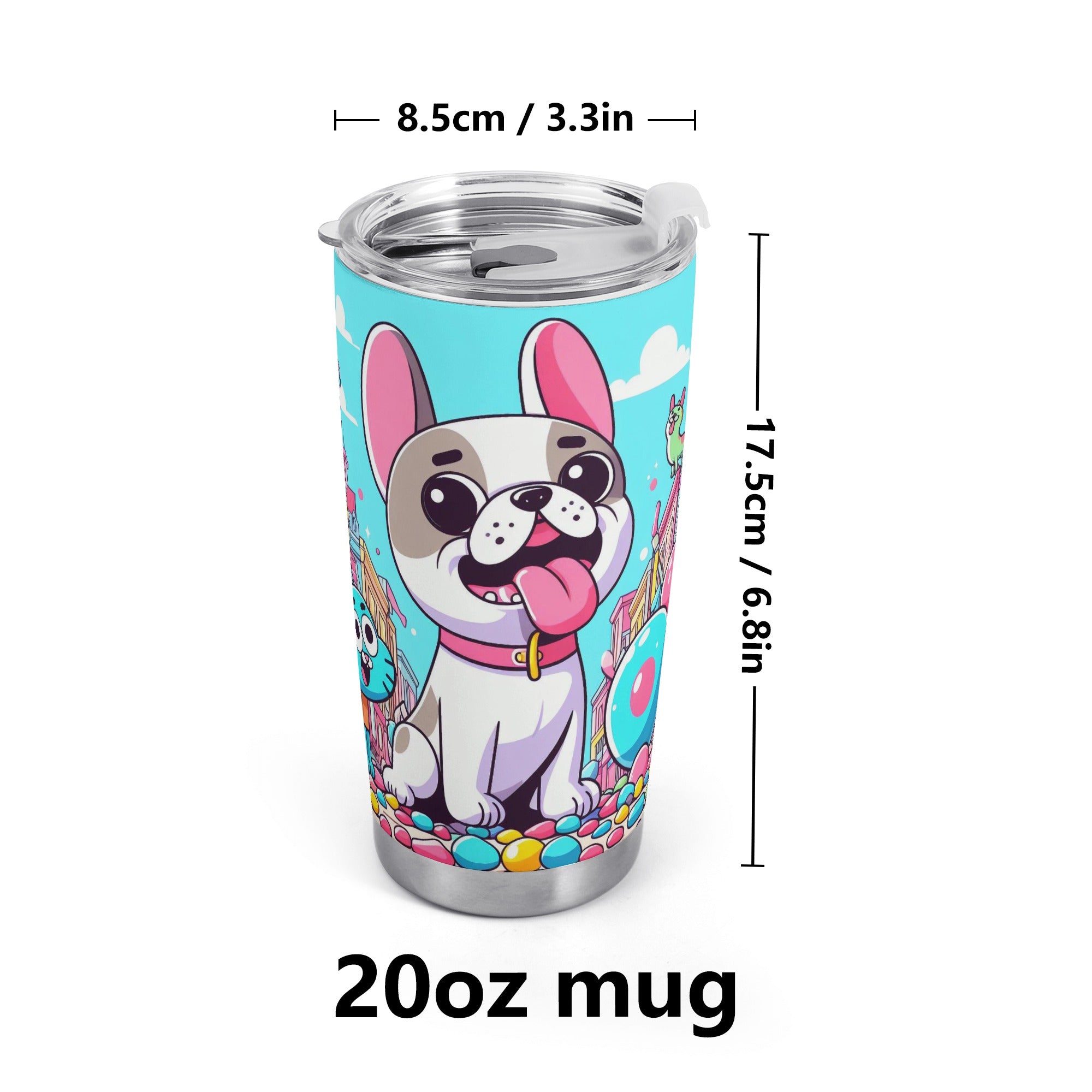 French Bulldog Roxy Tumbler Cute Frenchie Essential