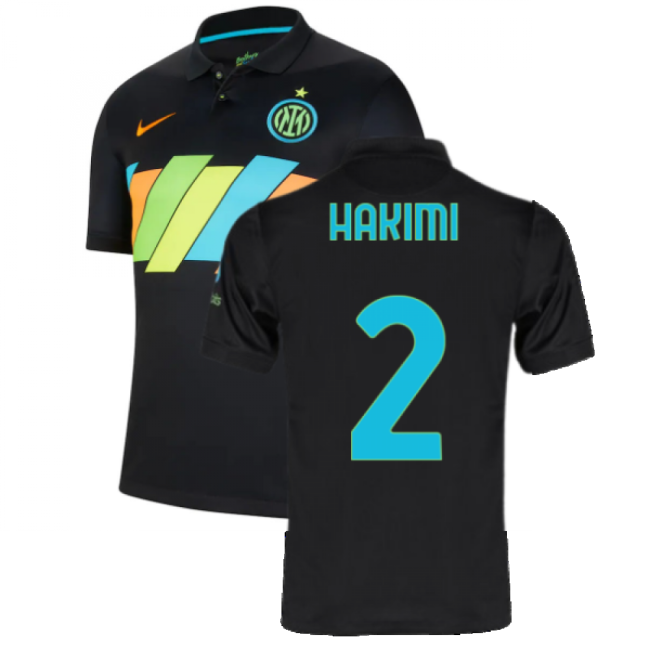 Inter Milan Official 2021-2022 Home Shirt (HAKIMI 2) | Comfortable