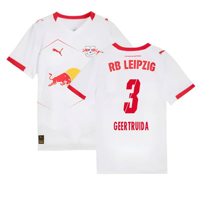 2025-2026 Red Bull Leipzig Home Shirt (Kids) (Geertruida 3)