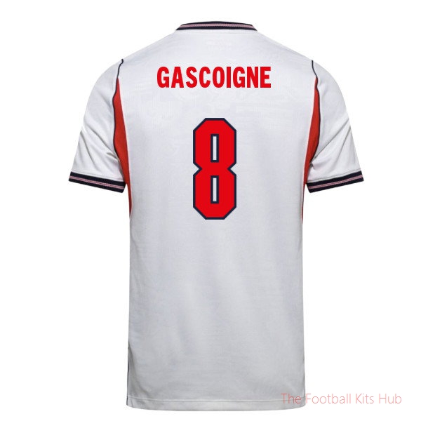 2026-2027 England Home Shirt (Gascoigne 8)