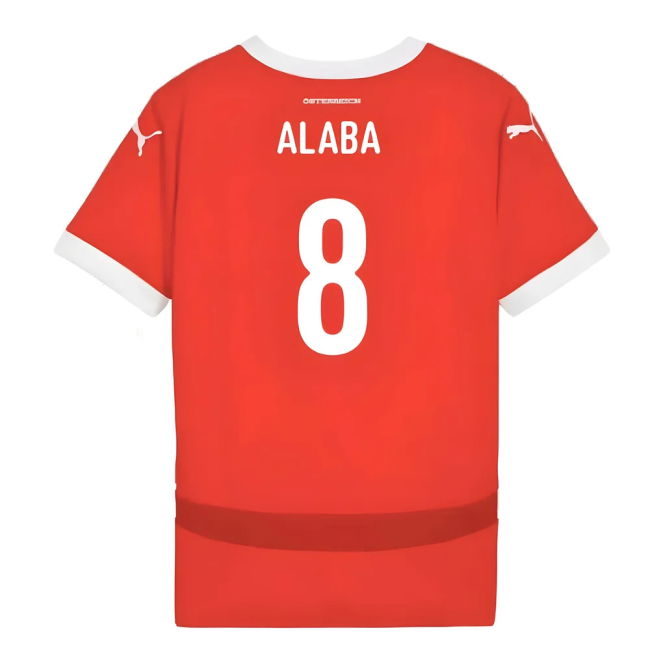 Austria official style Home Shirt 2024-2025 (Junior