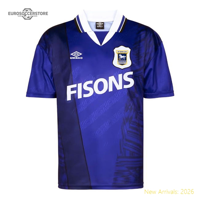 High-quality Ipswich Town 1994 Home Retro Shirt (your Name)