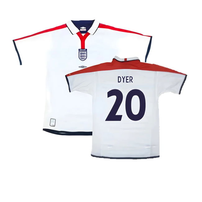 Replica Quality England Home Supporter Kit (Adults) (Dyer 20)