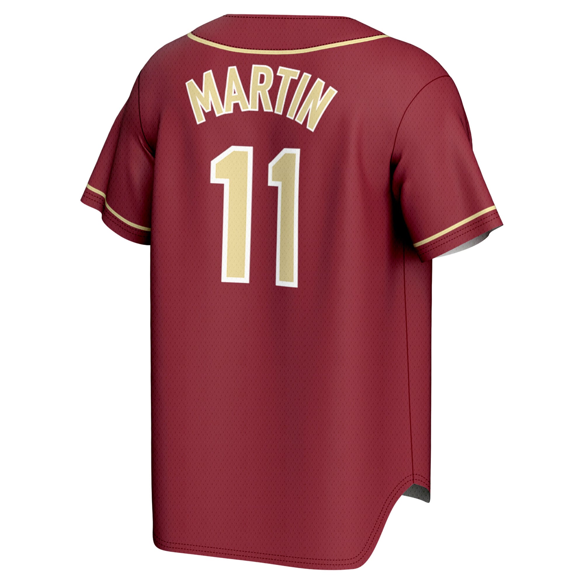 [NJP] Mike Martin Florida State Seminoles GameDay Greats Youth Lightweight Baseball Jersey - Garnet
