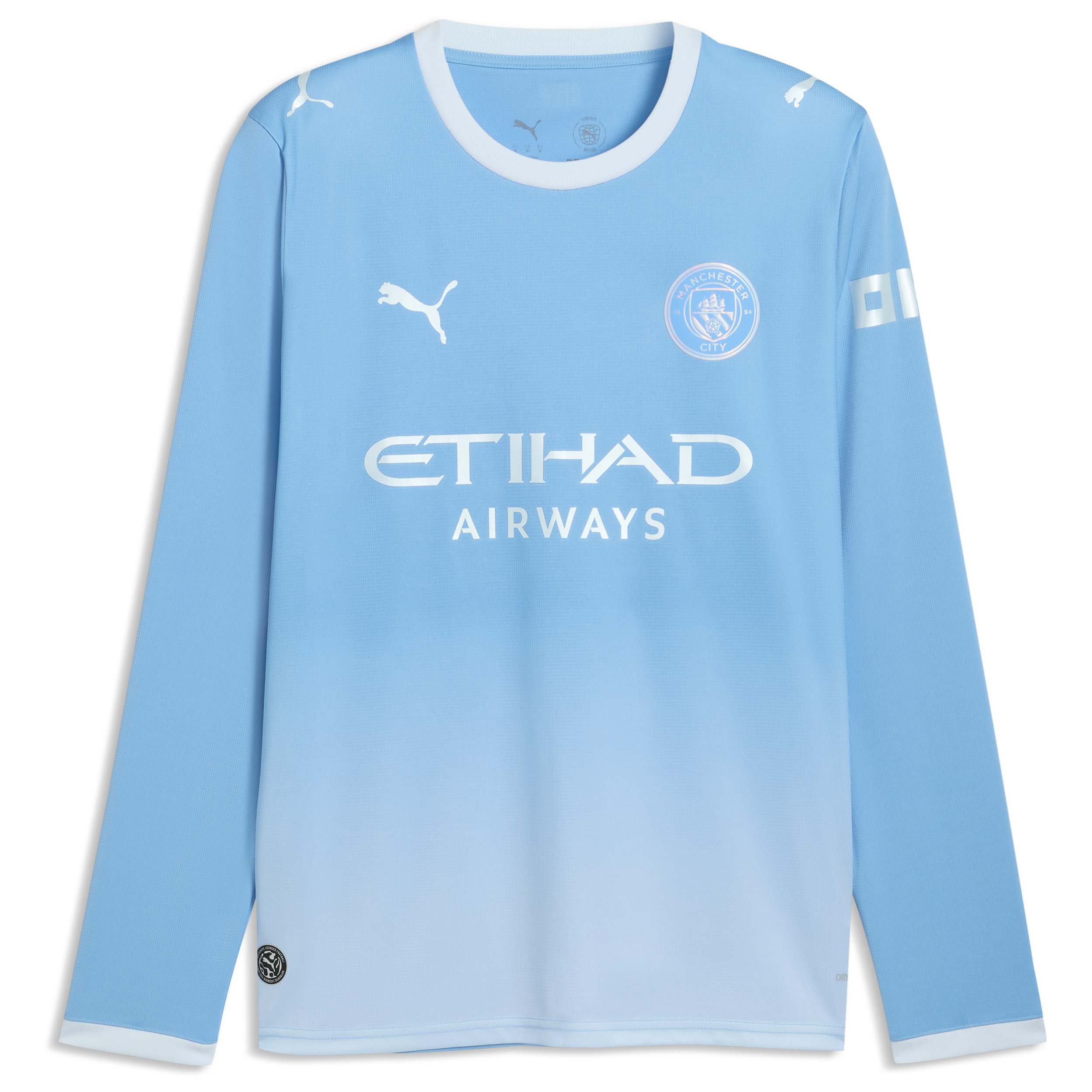 [JED] Phil Foden #47 Manchester City 2026/27 Home Replica Long Sleeve Jersey - Light Blue