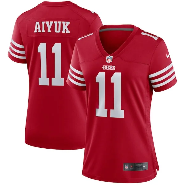 High-Quality SF 49ers  Jersey - Scarlet | NFL Fan Apparel | NFL Footba