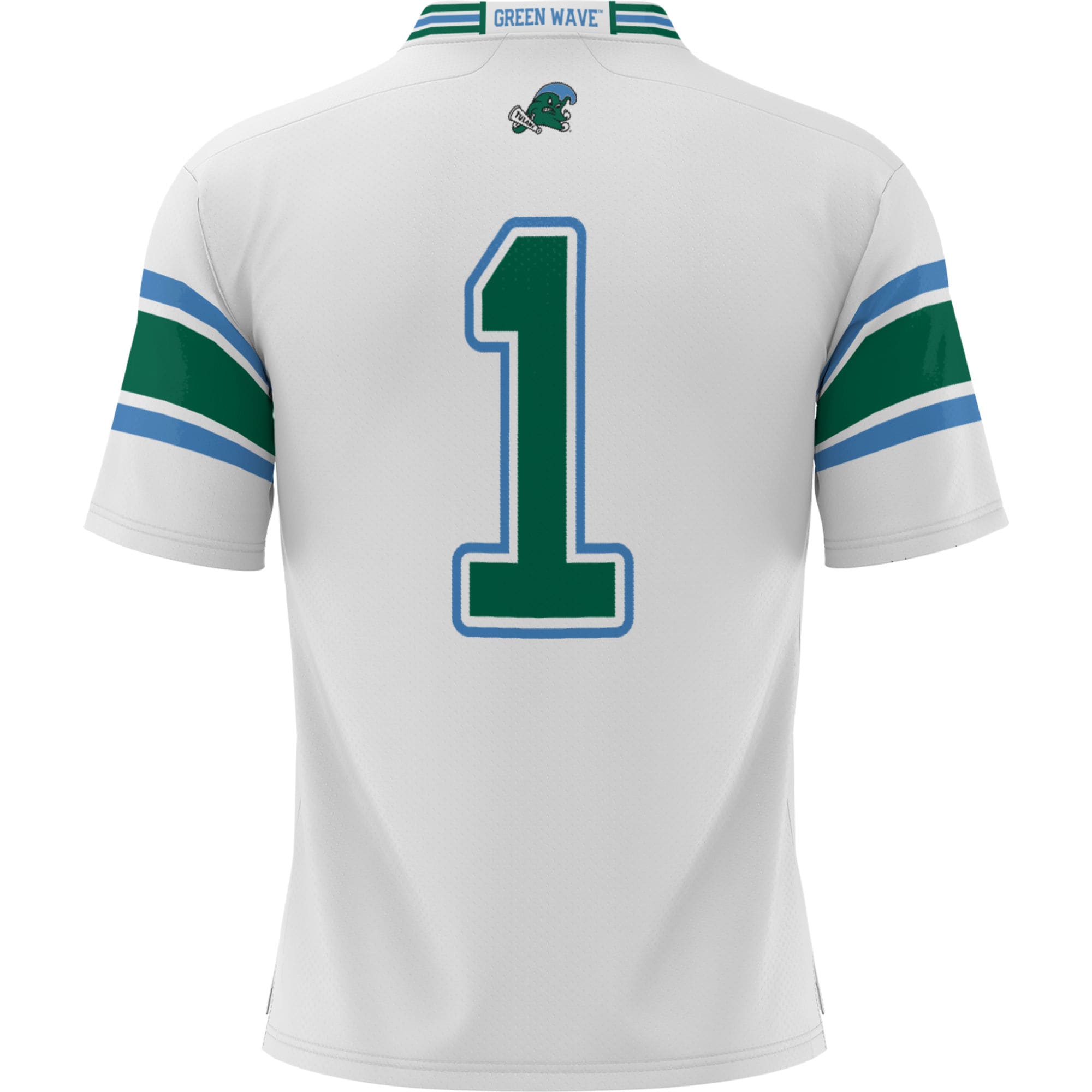 #1 Tulane Green Wave GameDay Greats Youth Football Jersey - White