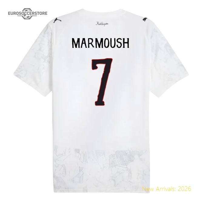 2025-2026 Manchester City Shirt Pro-level Jersey Marmoush Climacool