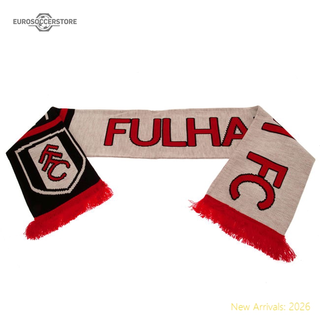 Authentic Fulham Fc Nero Scarf - Premium Quality Football Apparel For