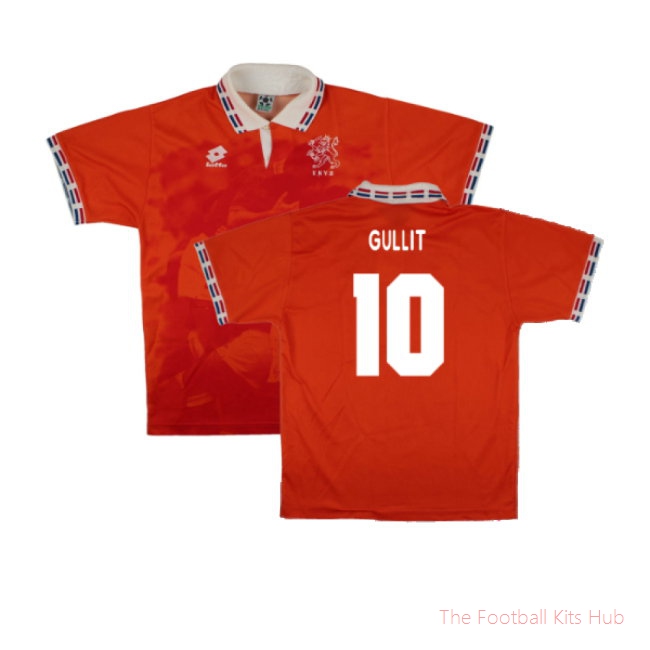 Holland 1996-97 Home Shirt (M) (Very Good) (GULLIT 10)