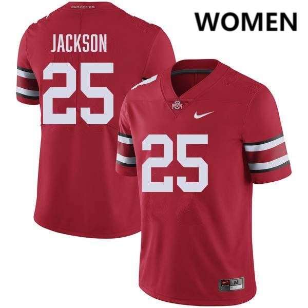 Women Ohio State Buckeyes #25 Bo Jackson Official Jersey