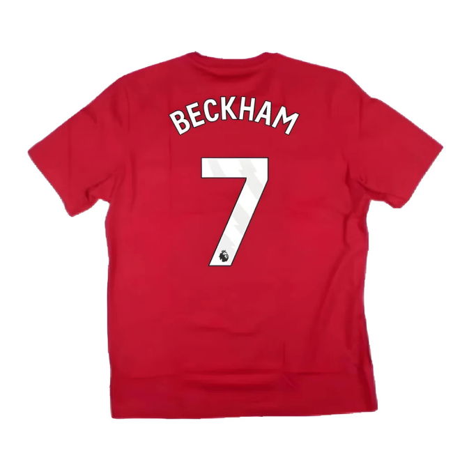 High-Quality Man Utd Beckham 7 2024 2024-2025 Man Utd DNA Graphic T...