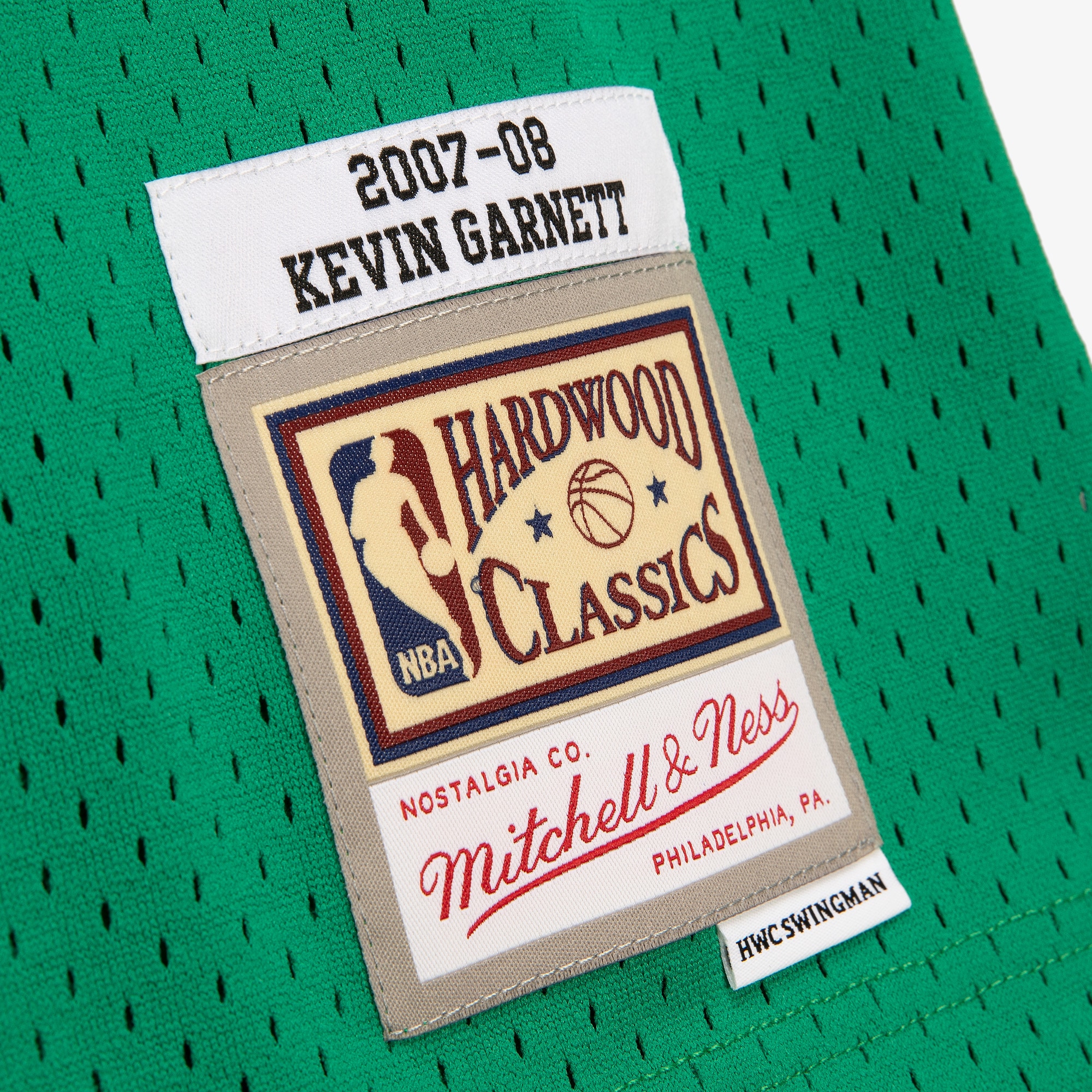 [JED] Kevin Garnett Boston Celtics 2007-08 Hardwood Classics Swingman Jersey - Kelly Green