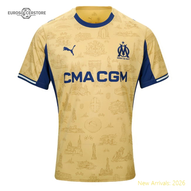 Marseille 2025 Jersey Football Fan Apparel