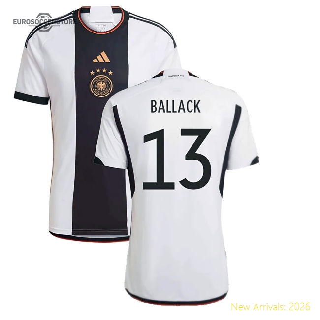 Durable Football Team Kids Ballack Jersey 2022-2023 Moisture-wicking