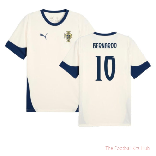 2025-2026 Portugal Training Jersey (Sugared Almond) (Bernardo 10)