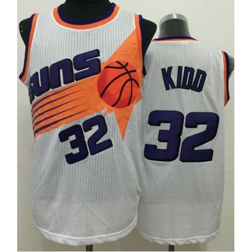 Suns White Phoenix Suns #32 Jersey - Cost-Effective NBA Fan Apparel