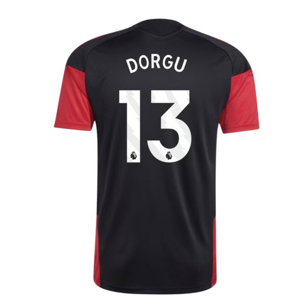 [DDJ] 2026-2027 Man Utd Training Jersey (Black) (Dorgu 13)
