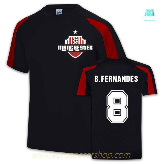 Bruno Fernandes Manchester United Sport Training Jersey (Black)