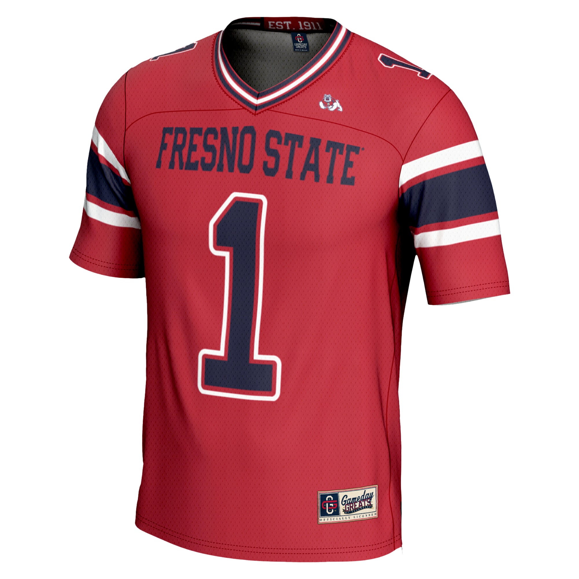 #1 Fresno State Bulldogs GameDay Greats Endzone 26/27 Football Jersey - Red