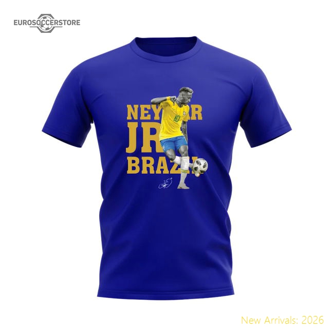 Official Neymar Brazil T-shirt - Lightweight Vintage Durability