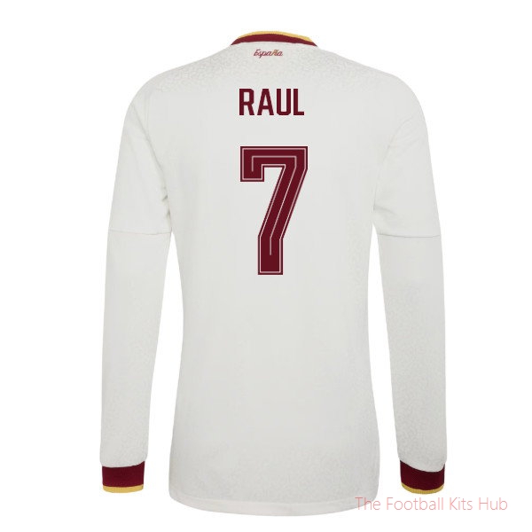 [EFS] 2026/27 Spain Authentic Long Sleeves Away Shirt (Raul 7)