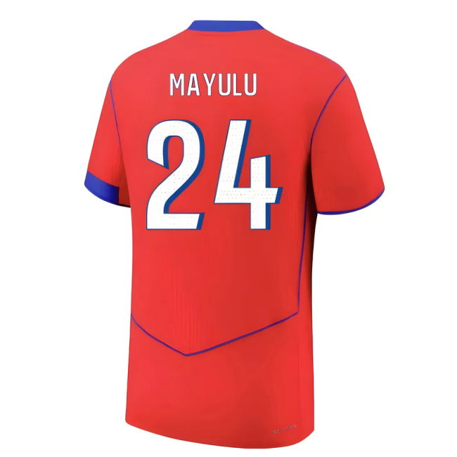 2025-2026 PSG Third Shirt Antibacterial Stretch Fabric Moisture Wicking