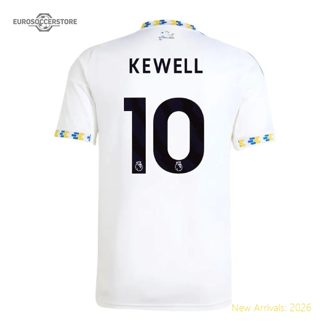Premium 2025-2026 Leeds United Home Shirt (kewell 10) - Premium