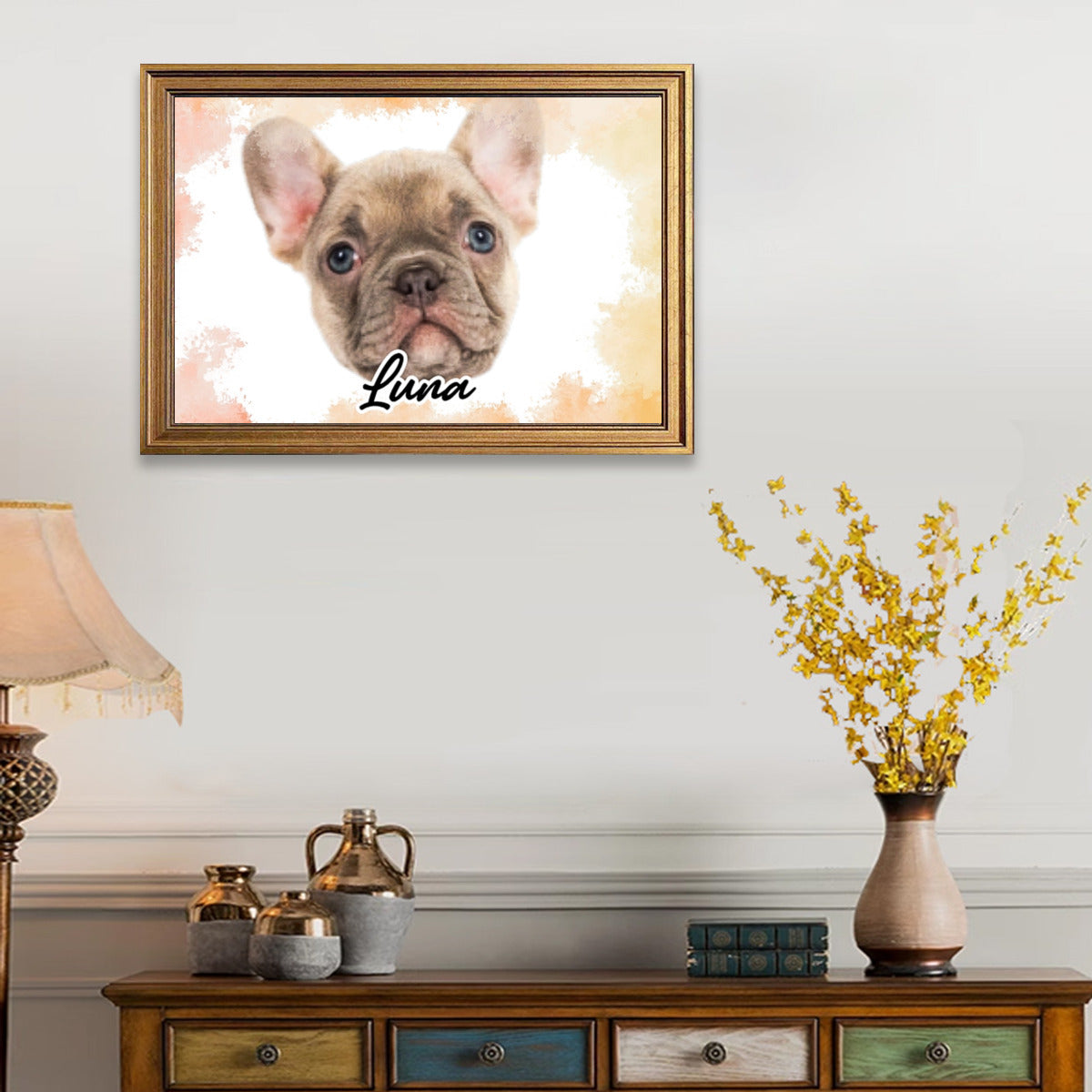 French Bulldog Ace Personalized Framed Poster • Wall Decoration Durable Dog Item