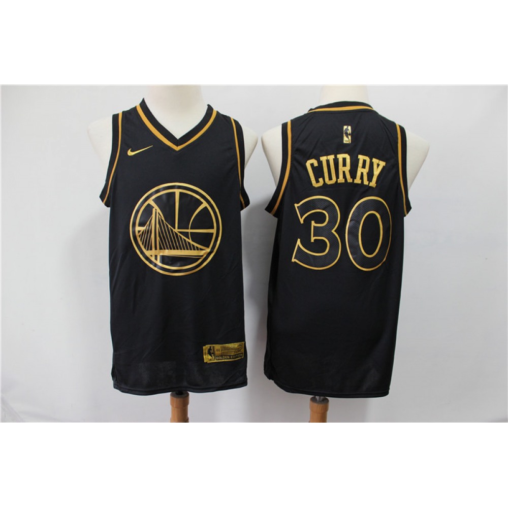 Classic Golden State Warriors Stephen Curry30 Black Jersey - Basketball Fan Gear